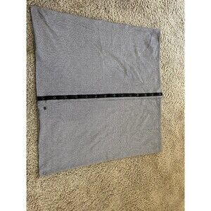 Lululemon Women's Vinyasa Scarf Convertible Snaps, Ribbed, White/ Black